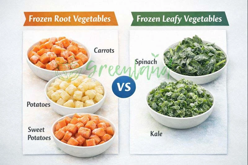 Frozen root vegetables vs frozen leafy vegetables for B2B procurement comparison Frozen root vegetables vs frozen leafy vegetables for B2B procurement comparison