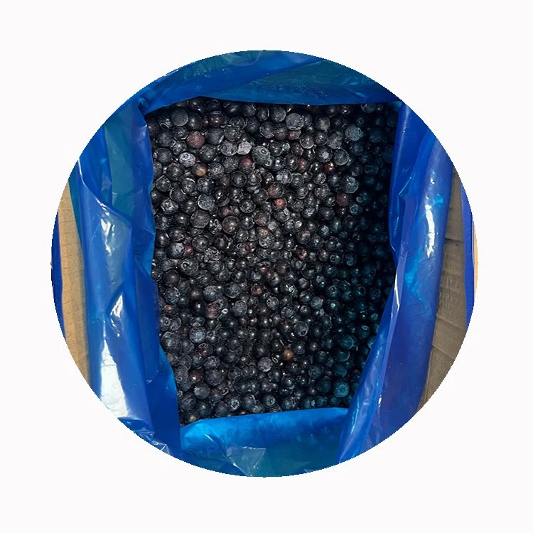 dry frozen blueberries before washing or use